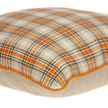Pillows Pillow Covers - 20" x 7" x 20" Transitional Multicolor Cotton Pillow Cover With Poly Insert HomeRoots