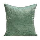 Pillows Pillow Covers - 22" x 0.5" x 22" Transitional Green Solid Pillow Cover HomeRoots