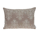 Pillows Pillow Inserts - 20" x 6" x 14" Traditional Tan Pillow Cover With Down Insert HomeRoots