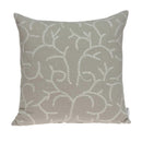 Pillows Pillow Inserts - 20" x 7" x 20" Charming Transitional Beige Cotton Pillow Cover With Down Insert HomeRoots