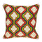 Pillows Pillow Inserts - 20" x 7" x 20" Handmade Transitional Red And Brown Pillow Cover With Poly Insert HomeRoots