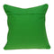 Pillows Pillow Inserts - 20" x 7" x 20" Traditional Green and White Pillow Cover With Down Insert HomeRoots