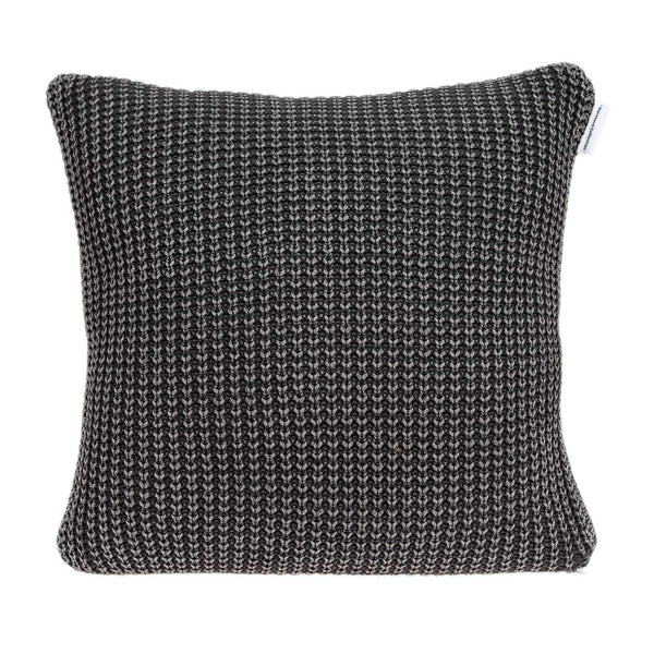 Pillows Pillow Inserts - 20" x 7" x 20" Transitional Charcoal Pillow Cover With Down Insert HomeRoots