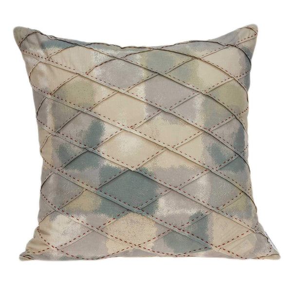 Pillows Pillow Inserts - 20" x 7" x 20" Transitional Multicolor Accent Pillow Cover With Down Insert HomeRoots