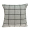 Pillows Sofa Pillow Covers - 20" x 7" x 20" Transitional Tan And Black Lines Pillow Cover With Down Insert HomeRoots