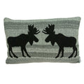 Pillows Sofa Pillow Covers - 24" x 5" x 16" Lodge Gray Pillow Cover With Down Insert HomeRoots