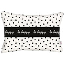 Pillows Throw Pillow Covers - 12"x 20"Scandi Rectangle Dots Printed Decorative Throw Pillow Cover HomeRoots