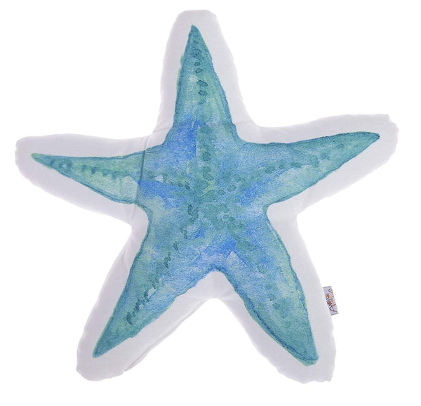 Pillows Throw Pillow Covers - 16"x 16" Marine Star Shaped Printed Decorative Throw Pillow Cover Home Decor HomeRoots