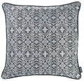 Pillows Throw Pillow Covers - 17"x 17" Grey Jacquard Aristo Decorative Throw Pillow Cover HomeRoots