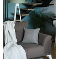 Pillows Throw Pillow Covers - 17"x 17" Grey Jacquard Decorative Throw Pillow Cover HomeRoots