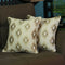 Pillows Throw Pillow Covers - 17"x 17" Jacquard Brown Slices Decorative Throw Pillow Cover Set Of 2 Pcs Square HomeRoots