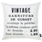 Pillows Throw Pillow Covers - 18"x 18" Black and White Vintage Decorative Throw Pillow Cover HomeRoots