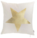 Pillows Throw Pillow Covers - 18"x 18" Happy Square Star Printed Decorative Throw Pillow Cover Pillowcase HomeRoots