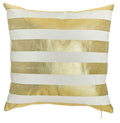 Pillows Throw Pillow Covers - 18"x 18" Happy Square Stripes Printed Decorative Throw Pillow Cover Pillowcase HomeRoots