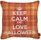 Pillows Throw Pillow Covers - 18"x 18" Love Halloween Printed Decorative Throw Pillow Cover HomeRoots