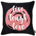 Pillows Throw Pillow Covers - 18"x 18" Tropical Live Laugh Love Decorative Throw Pillow Cover HomeRoots