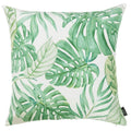 Pillows Throw Pillow Covers - 18"x 18" Tropical Monstera Printed Decorative Throw Pillow Cover HomeRoots