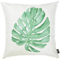 Pillows Throw Pillow Covers - 18"x 18" Tropical Single Monstera Decorative Throw Pillow Cover HomeRoots