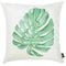 Pillows Throw Pillow Covers - 18"x 18" Tropical Single Monstera Decorative Throw Pillow Cover HomeRoots