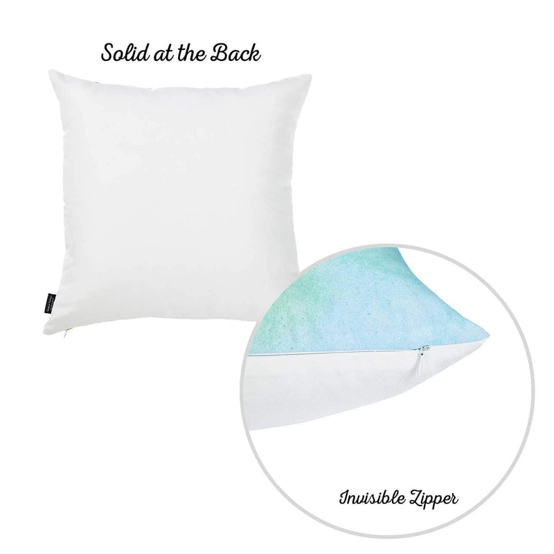 Pillows Throw Pillow Covers - 18"x 18" Watercolor Sunset Dream Decorative Throw Pillow Cover HomeRoots