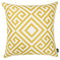 Pillows Throw Pillow Covers - 18"x 18" Yellow Tropical Greek Printed Decorative Throw Pillow Cover HomeRoots