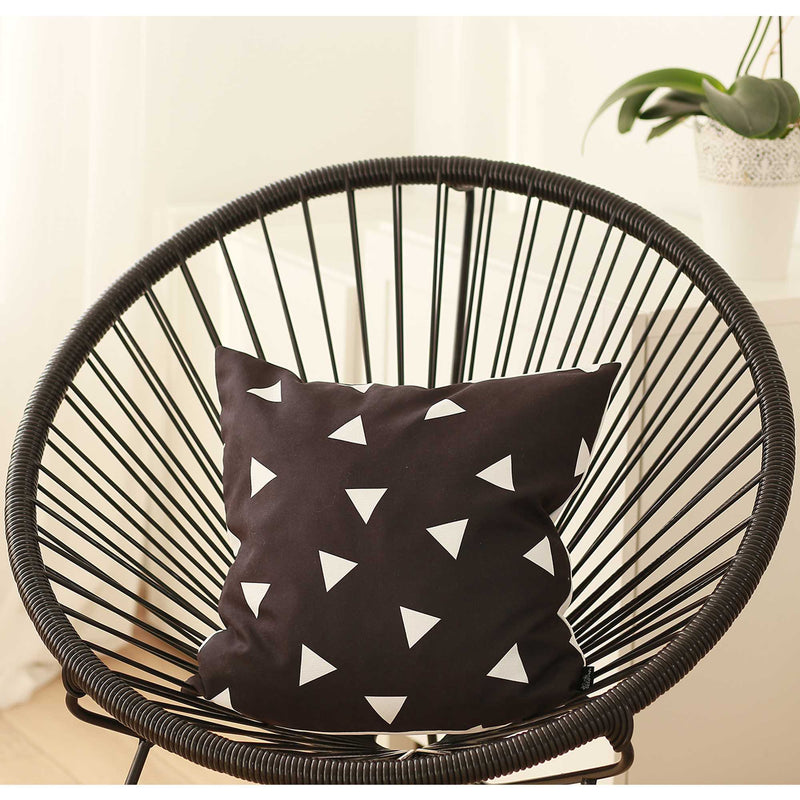 Pillows Throw Pillow Covers - 18"x18" Colored Scandi Square Geo Decorative Throw Pillow Cover HomeRoots