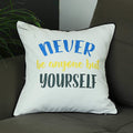 Pillows Throw Pillow Covers - 18"x18" Scandi Square Quotes Printed Decorative Throw Pillow Cover HomeRoots