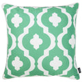 Pillows Throw Pillow Covers - 18"x18"Turquiose Marine Moroccan Stars Decorative Throw Pillow Cover HomeRoots
