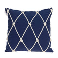 Pillows Throw Pillow Covers - 20" x 0.5" x 20" Nautical Blue Pillow Cover HomeRoots