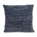 Pillows Throw Pillow Covers 20" x 0.5" x 20" Transitional Blue Cotton Pillow Cover 3938 HomeRoots