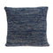 Pillows Throw Pillow Covers 20" x 0.5" x 20" Transitional Blue Cotton Pillow Cover 3938 HomeRoots