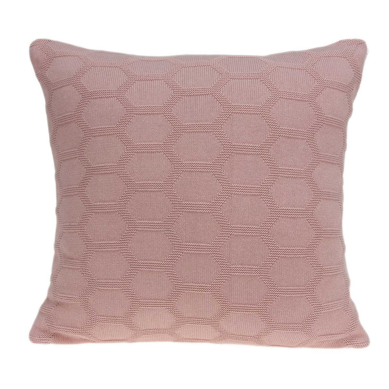 Pillows Throw Pillow Covers - 20" x 0.5" x 20" Transitional Pink Cotton Pillow Cover HomeRoots