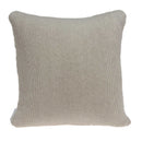 Pillows Throw Pillow Covers - 20" x 7" x 20" Clean Transitional Beige Accent Pillow Cover With Down Insert HomeRoots