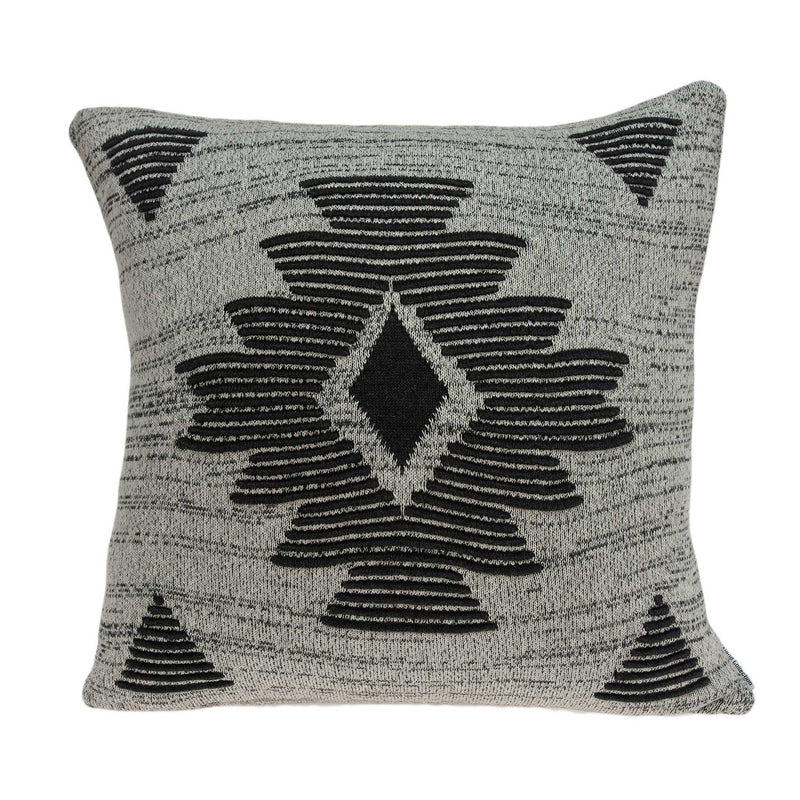 Pillows Throw Pillow Covers - 20" x 7" x 20" Southwest Gray Pillow Cover With Down Insert HomeRoots