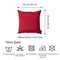 Pillows Throw Pillow Covers - 20"x20" Red Honey Decorative Throw Pillow Cover (2 pcs in set) HomeRoots