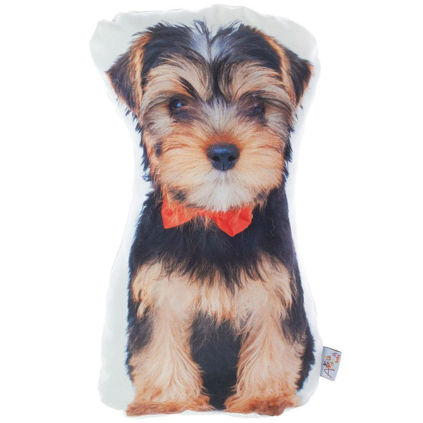 Pillows Throw Pillow Covers - Yorkie Dog Shape Filled Pillow, Animal Shaped Pillow HomeRoots