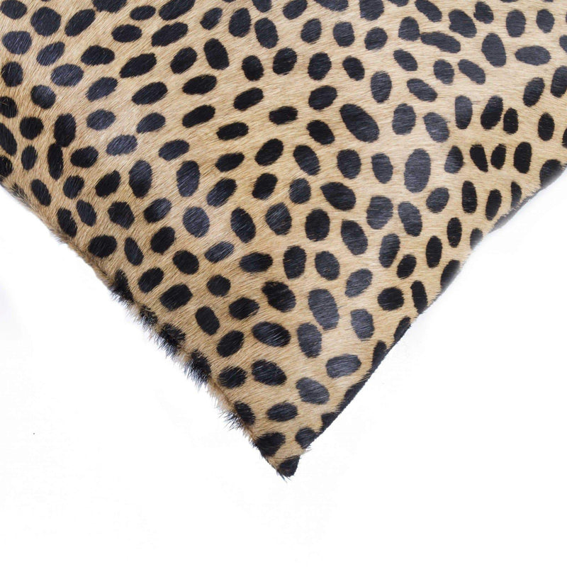 Pillows Throw Pillows - 12" x 20" x 5" Cheetah Cowhide - Pillow HomeRoots