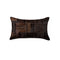 Pillows Throw Pillows - 12" x 20" x 5" Chocolate Cowhide - Pillow HomeRoots