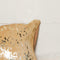Pillows Throw Pillows - 12" x 20" x 5" Gold And Tan Cowhide - Pillow HomeRoots