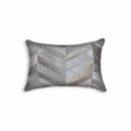 Pillows Throw Pillows - 12" x 20" x 5" Grey - Pillow HomeRoots