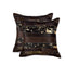 Pillows Throw Pillows - 18" x 18" x 5" Gold And Chocolate - Pillow 2-Pack HomeRoots