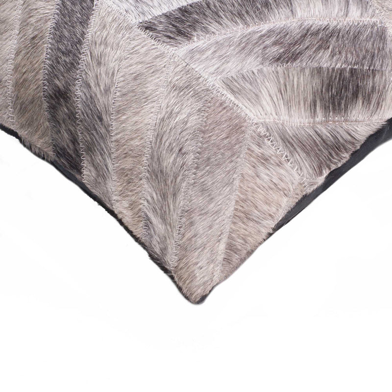 Pillows Throw Pillows - 18" x 18" x 5" Gray - Pillow 2-Pack HomeRoots