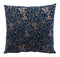 Pillows Velvet Pillows - 17.7" x 17.7" x 5.1" Blue & Gold, Velvet, Foam, Pillow HomeRoots