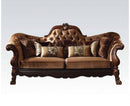 Pillows Velvet Pillows - 73" X 45" X 48" Golden Brown Velvet Loveseat W/5 Pillows HomeRoots