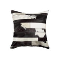 Pillows White Pillow - 18" x 18" x 5" Madrid White Torino Kobe Cowhide - Pillow HomeRoots