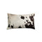 Pillows White Pillow 18" x 18" x 5" Salt And Pepper Chocolate And White Cowhide Pillow 7286 HomeRoots