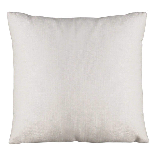 Pillows White Pillow - 18" X 5.5" X 18" White Polyester Square Pillow HomeRoots
