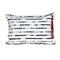 Pillows White Pillow Cases - 20" x 6" x 14" Nautical White Pillow Cover With Poly Insert HomeRoots