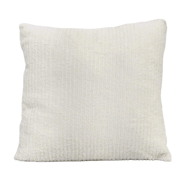 Pillows White Pillow - White Faux Fur Pillow HomeRoots