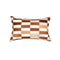 Pillows White Throw Pillows - 12" x 20" x 5" Brown And White Linear Cowhide - Pillow HomeRoots